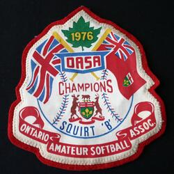 1976 Cobourg Legion Softball Ont Squirt crest