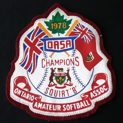 1978 Cobourg Legion Softball Ont Squirt crest