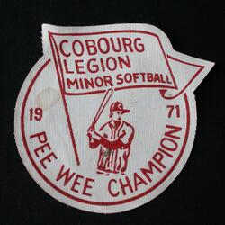 1971 Cobourg Legion Softball PeeWee crest