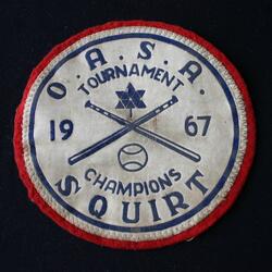 1967 Cobourg Legion Softball Squirt crest