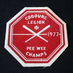 1977 Cobourg Legion Softball PeeWee crest