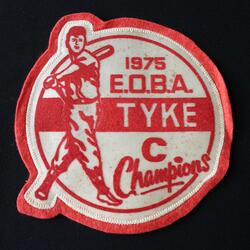 1975 Cobourg Baseball crest Tyke C Champions