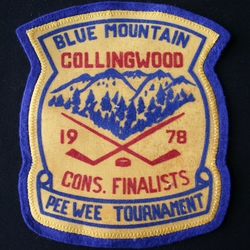 1978 CCHL crest Collingwood PeeWee Tourney