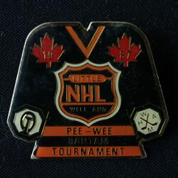 1987 CCHL Little NHL PeeWee-Bantam Tourney button