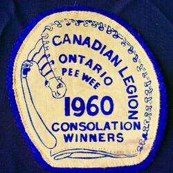 1960 Cobourg Minor Baseball PeeWee crest