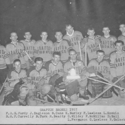 1957 Grafton Broncs photo in Cobourg Mercantile Hockey League