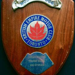 1966 John Fox plaque 2nd overall motorcycle races