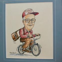 1995 Layton Dodge- Barry King colour caricature