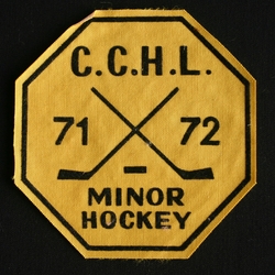 1971-72 Cobourg Church League Minor Hockey crest