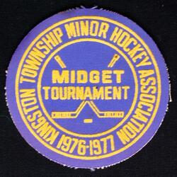 1976-77 CCHL Midget crest Kingston Township tourney