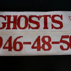 1987 Galloping Ghosts reunion parade sign