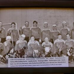 Colborne Cramahe Oldtimer's hockey team photo