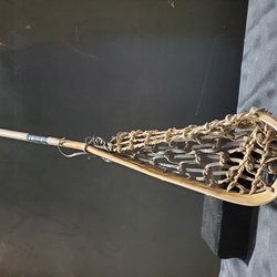 1960 wooden lacrosse stick rawhide webbed pocket