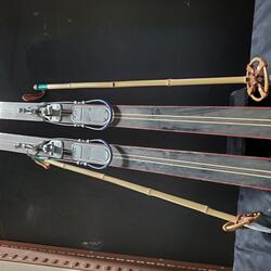 Cross-country skis & poles