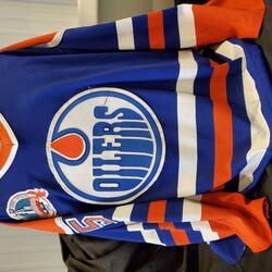 1990 Steve Smith Edmonton Oilers jersey