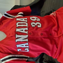 1992 Team Canada Marty Kernaghan softball jersey