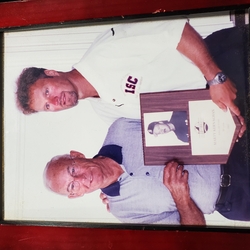 2002 Marty Kernaghan and his dad Jack photo