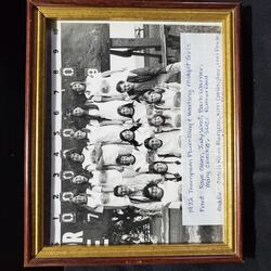 1972 Girl's midget softball team photo