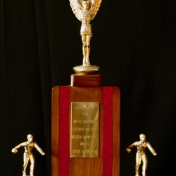 1966-1988 Cobourg Legion Mixed Bowling trophy