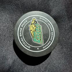 Cobourg Cougar game puck