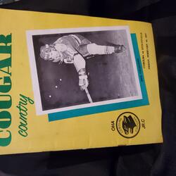 1977 Cobourg Cougars program vs Stouffville