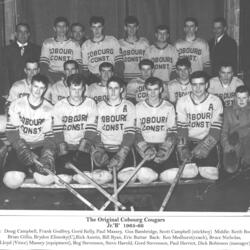 1965-66 Cobourg Cougars hockey team photo