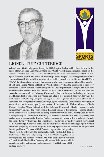 Lionel (TUT) Gutteridge