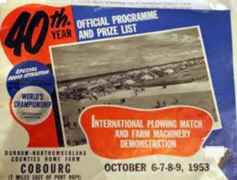 1953 World Plowing Cobourg